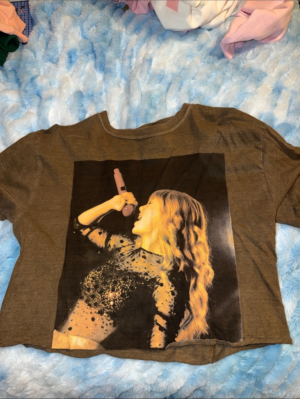 Taylor Swift Red Cropped Tee